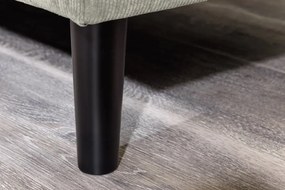 Coltar modern, Catifea raiata greige STOCKHOLM 220cm