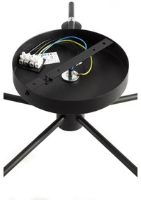 Lustră aplicată Jupiter 2046 PRATO 5xG9/10W/230V negru/transparent