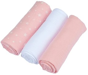 Scutece 3 buc. din muselină – Bébé Douceur