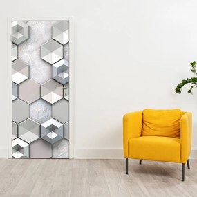 Fototapet pentru ușă - 3D Abstract (95x205cm)