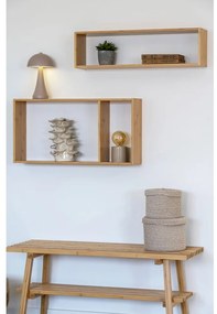 Raft în culoare naturală etajat din bambus 70 cm Ember – House Nordic