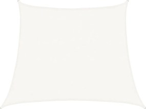 vidaXL Pânză parasolar, alb, 3/4x3 m, HDPE, 160 g/m²