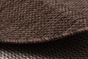 Covor SISAL SION cerc A5165A Melanj țesute plate maro