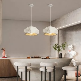BRILAGI - Lustră pe cablu WABI SABI 1xE27/60W/230V Ø 30 cm albă