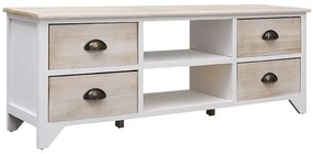 vidaXL Comodă TV,108x30x40 cm, lemn masiv de paulownia