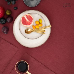 Față de masă din in 140x200 cm Marsala – Linen Tales