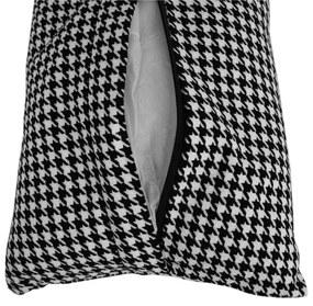 Scaun pivotant de lux, cu model / negru, KAILAN