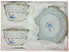 Serviciu din Portelan fin, 2 Cesti si Farfurii, Freira