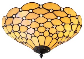 Endon 70242 - Plafonieră Tiffany PEARL 2xE27/60W/230V Ø 37 cm