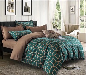 Lenjerie de pat din microfibra KERNAL verde Dimensiune lenjerie de pat: 70 x 80 cm | 140 x 200 cm