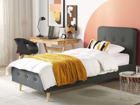 Pat pentru copii 90 cm ROME (cu somieră) (gri). Promo -39%. 1007463