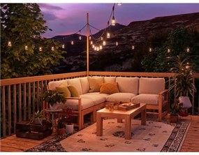 Nanoleaf NF084K02-20SLO - LED RGBWIC Girlandă 20xLED 15m Wi-Fi IP65, dimabilă