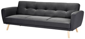 Canapea 3 locuri Flong (negru) . 1008650
