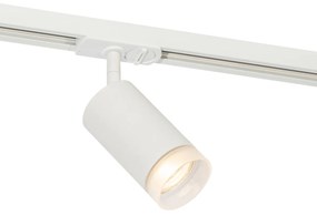 Spot modern cu inel alb pentru sistem de șină monofazat GU10 50mm - Iconic Jeana