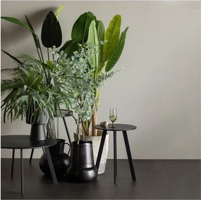 Măsuță auxiliară de grădină WOOOD Fer, ø 70 cm, negru