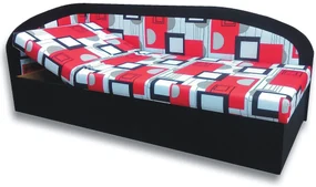 Pat de o persoană (canapea) 90 cm Krista (negru 39 + Otawa 1a) (S). 793103