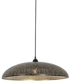 Lampă suspendată orientală neagră cu auriu 60 cm - Japke
