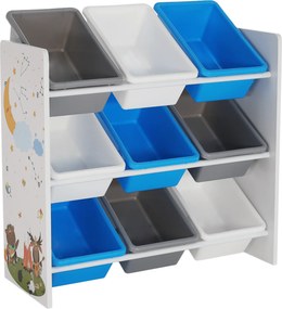 Organizator/raft pentru jucării, multicolor/model, DARLING TIP 3