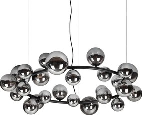 Lustra suspendata design modern PERLAGE SP25 FUME