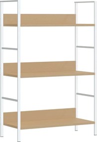 vidaXL Etajeră cărți 3 rafturi, stejar, 60x27,6x90,5 cm lemn prelucrat