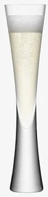 Pahare de șampanie, Moya, 170 ml, transparente, set 2 buc - LSA International