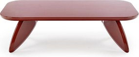 Măsuță de cafea dreptunghiulară Lumis 120 cm - burgund