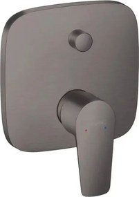 Baterie cada - dus incastrata Hansgrohe Talis E monocomanda negru - crom periat