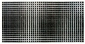 Panou decorativ, PVC, model mozaic, negru, 96x48.5cm