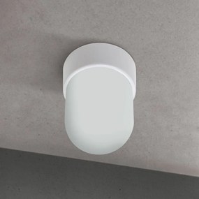 Mini Plafoniera din ceramica alba OSTIA