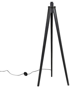 Lampă de podea rustică cu trepied negru - Tripod Classic