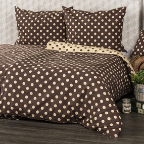 Lenjerie pat 1 pers.4Home Buline Ciocolată, 140 x 220 cm, 70 x 90 cm