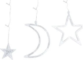 Aigostar - Ghirlandă LED solară de Crăciun 120xLED/8 funcții 3x0,6m 500 mAh IP65 alb rece