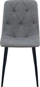 OFERTA Scaun de masa gri LIBRA cu picioare negre clasa a II-a