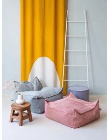 Fotoliu puf pentru copii verde mentă cu tapițerie din catifea reiată Chair – Wigiwama