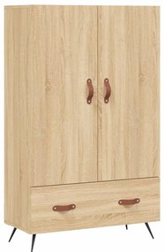vidaXL Dulap înalt, stejar Sonoma, 69,5x31x115 cm, lemn prelucrat