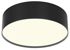Plafoniera LED design tehnic Zoom D-22cm 3000K negru