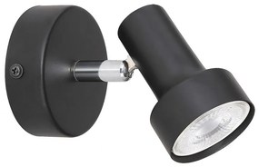 Aplica de perete design industrial metalica KONRAD negru 5322 RX