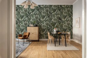Fototapet, Mischievous Butterflies, Green, Rebel Walls