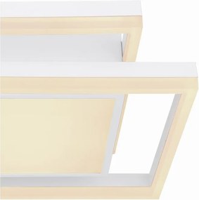 Plafoniera Smart LED CCT dimabila cu telecomanda SQUARES