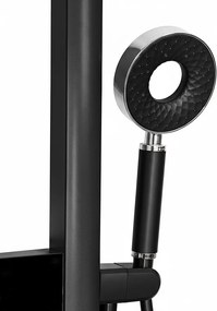 Panou duș hidromasaj Aquajet negru