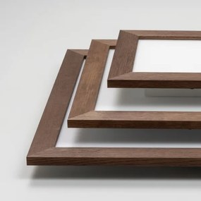 Plafonieră LED Brilagi SLIMFRAME WOOD LED/36W/230V 49,5x49,5 cm maro închis