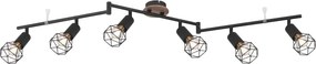 Globo 54802S-6H - Lampă spot XARA 6xE14/40W/230V
