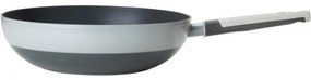 Tigaie wok Tasty 678535, 28 cm, Mаner moale, Aluminiu, Acoperire antiaderenта, Gri