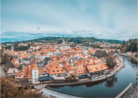 Tablou - Krumlov din Cehia (70x50 cm)