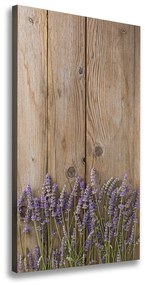 Imprimare tablou canvas Lavandă pe lemn
