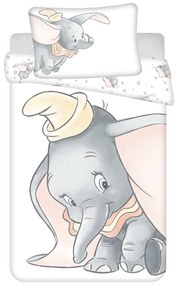 Lenjerie de pat pentru copii din bumbac pentru pătuț 100x135 cm Dumbo – Jerry Fabrics