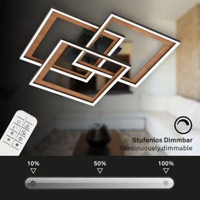 Lustră LED dimabilă aplicată FRAME LED/45W/230V 2700-6500K + telecomandă