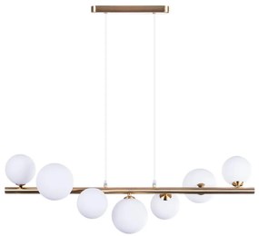 Azzardo AZ4409 - Candelabru pe cablu SYBILLA 7xG9/25W/230V auriu