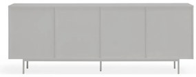 Comodă gri joasă 211x80 cm Sierra – Teulat