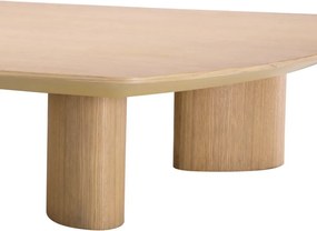 Masuta de cafea design LUX Bergman furnir stejar